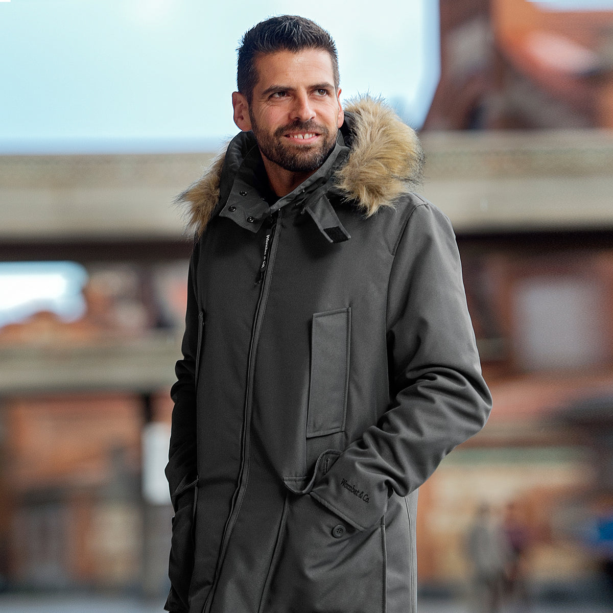 Wombat & Co. Trägerjacke für Herren – Grau – Trägerjacke – MamaMilla