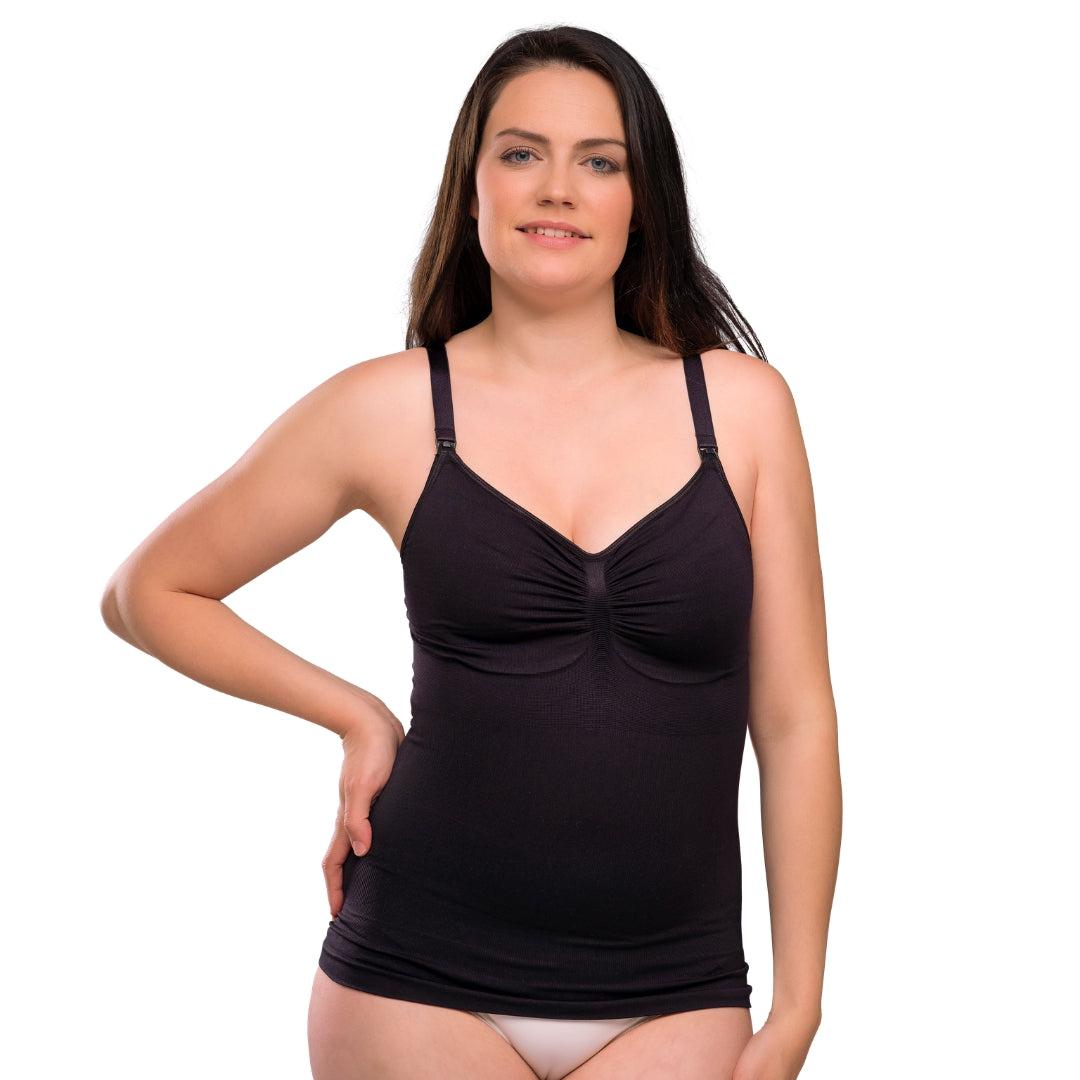 Carriwell Stilltop mit Shapewear – Schwarz – Stillkleidung – MamaMilla