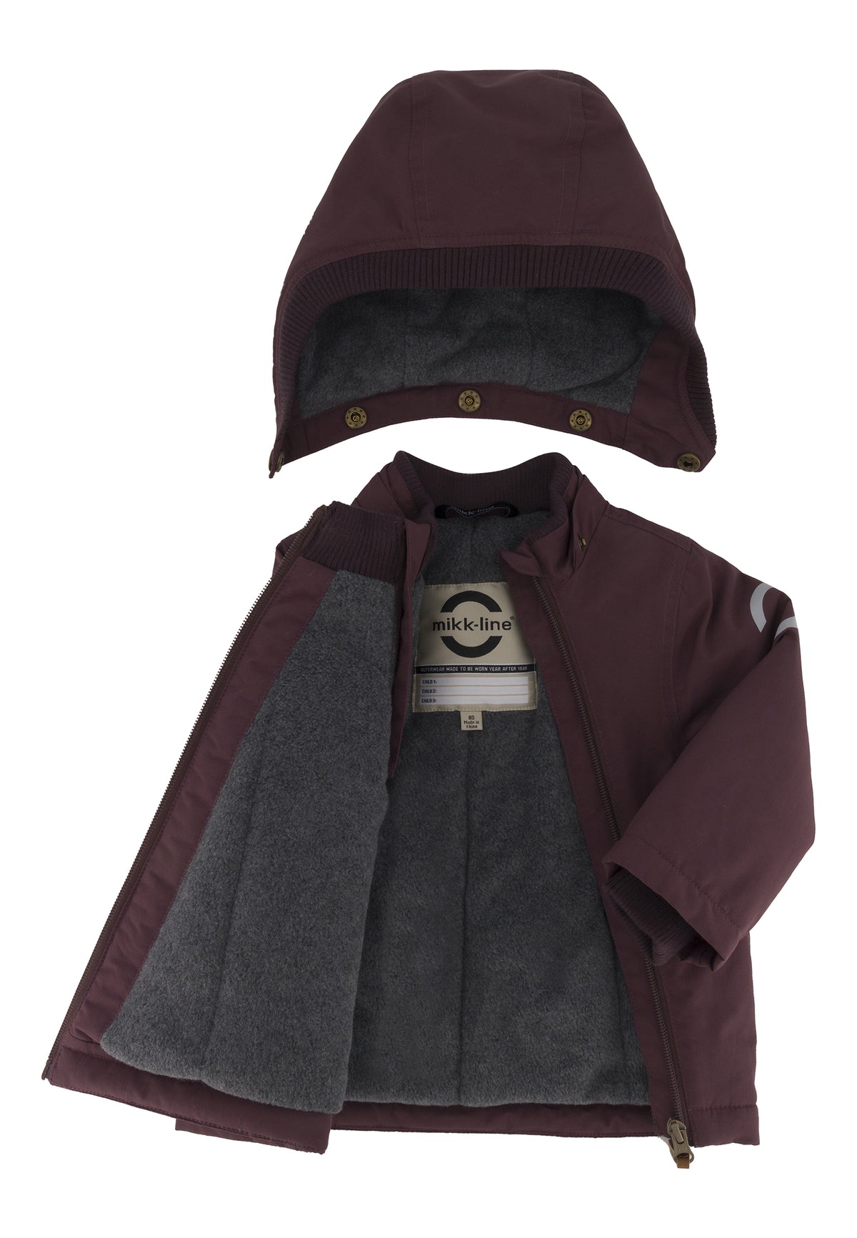 Mikk-line Winterjacke – Huckleberry – Babyjacke – MamaMilla