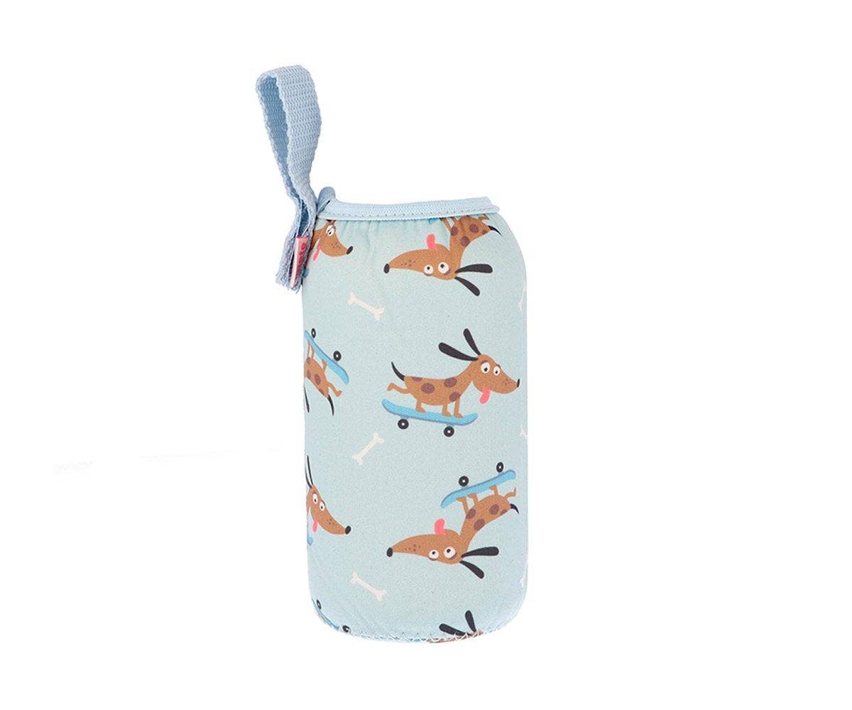 Tutete Neoprenhülle für BLAFRE und TUTETE – 500 ml – Skater Dog – Neoprenhülle – MamaMilla