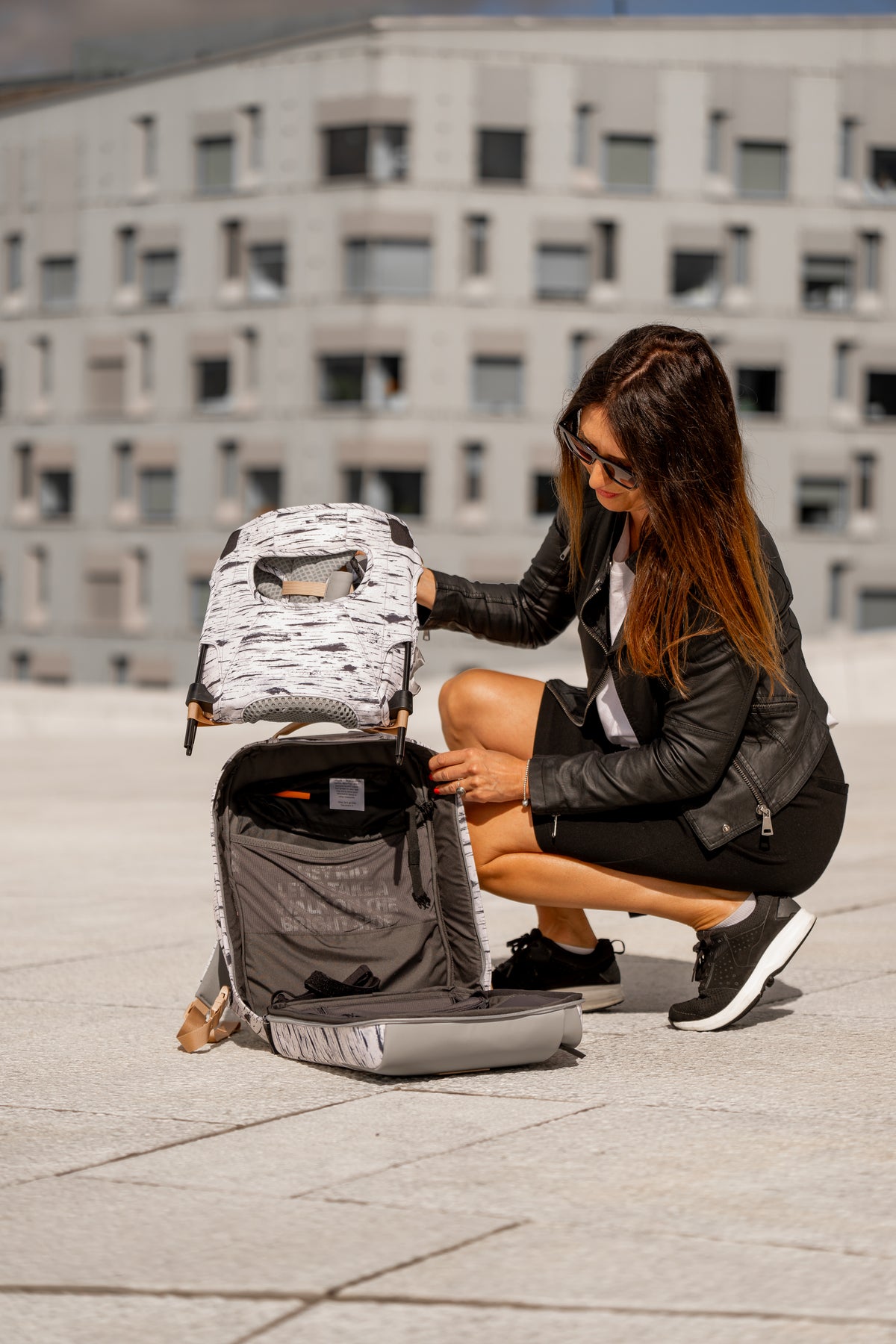 MiniMeis Rucksack für G5 Core & Premium – Blau – Wickeltasche – MamaMilla