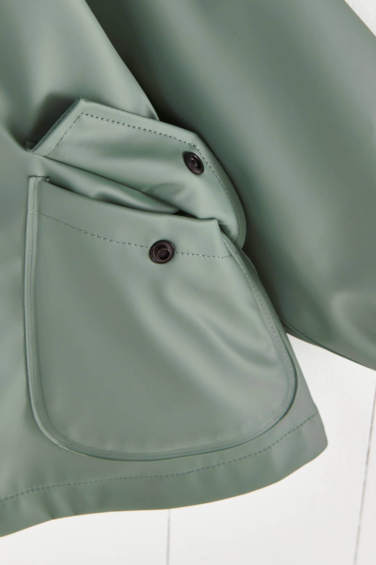 Grass & Air khaki regnjakke farveskift
