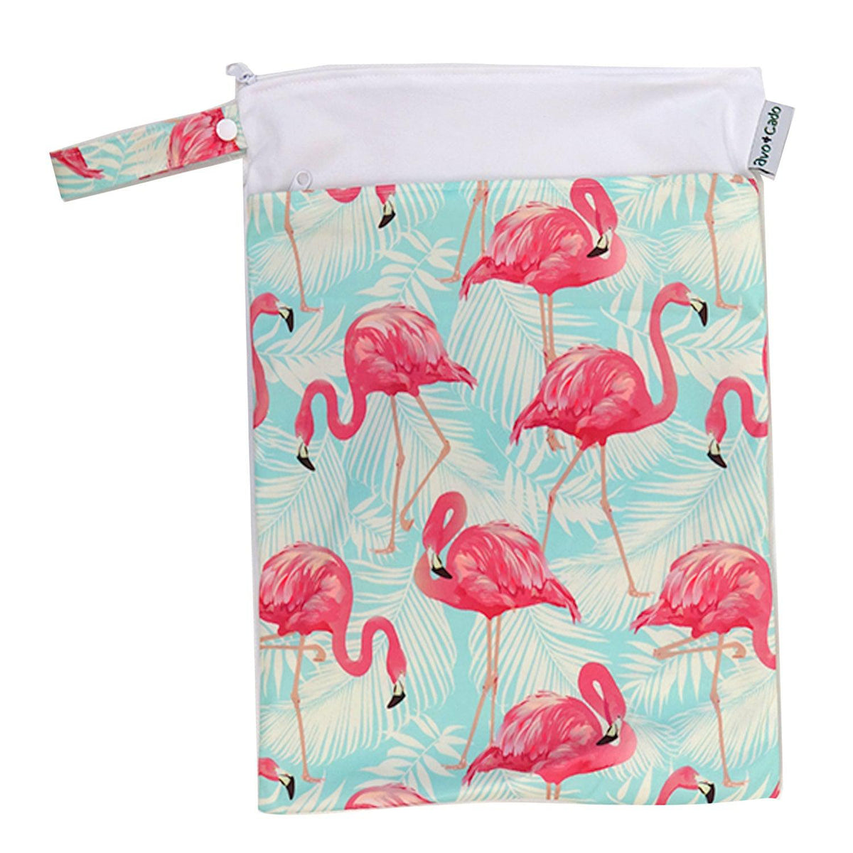 avo+cado Wetbag Medium mit zwei Fächern – Flamingo – Wetbag medium – MamaMilla