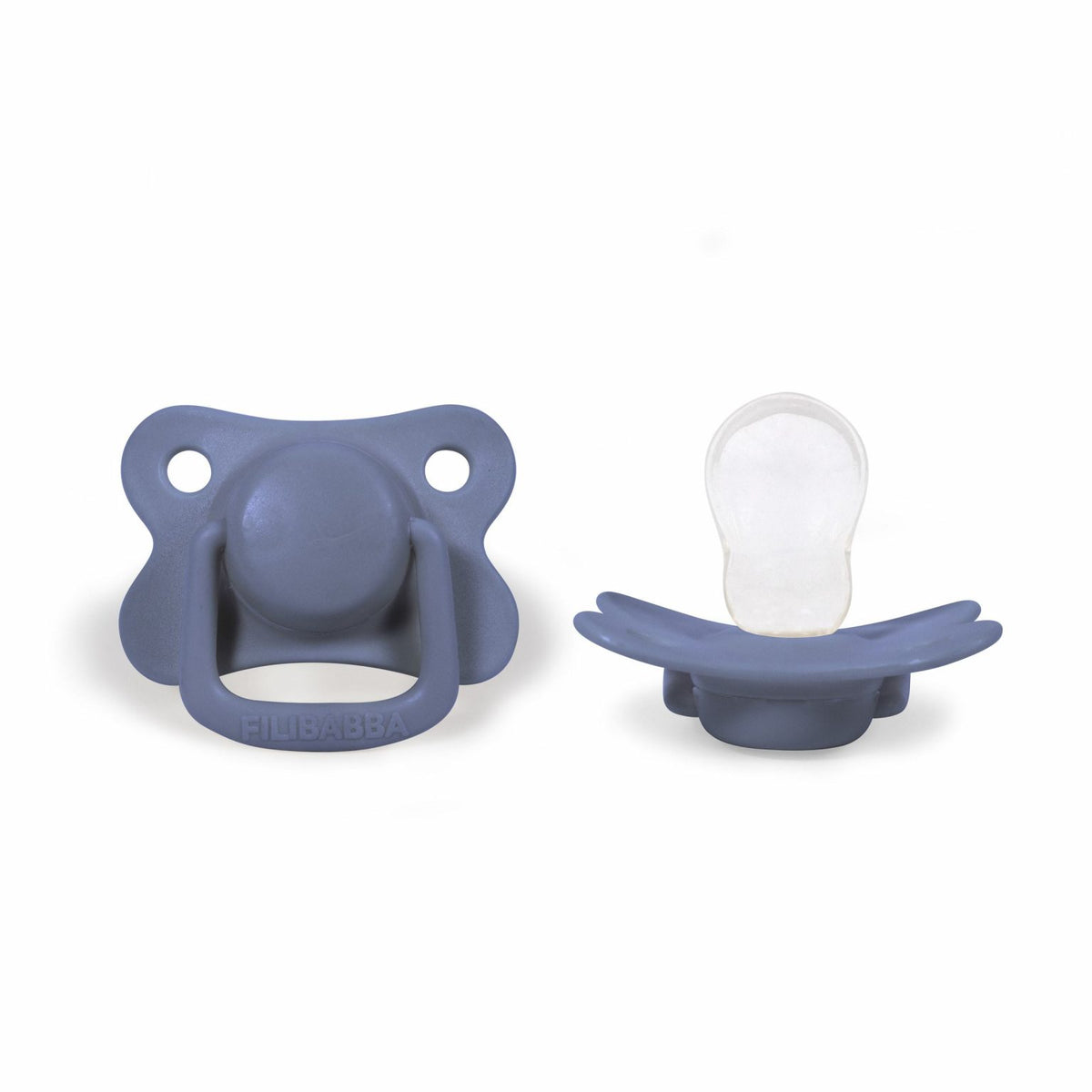 Filibabba 2er-Pack Schnuller – Probe – Powder Blue – 0–6 Monate – Schnuller – MamaMilla