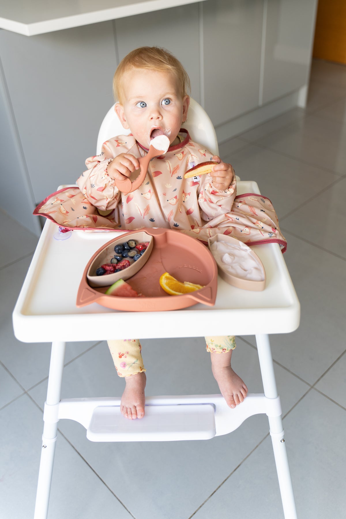 Tidy Tot Silikonlöffel mit Griff – 2 Stück – Besteck – MamaMilla