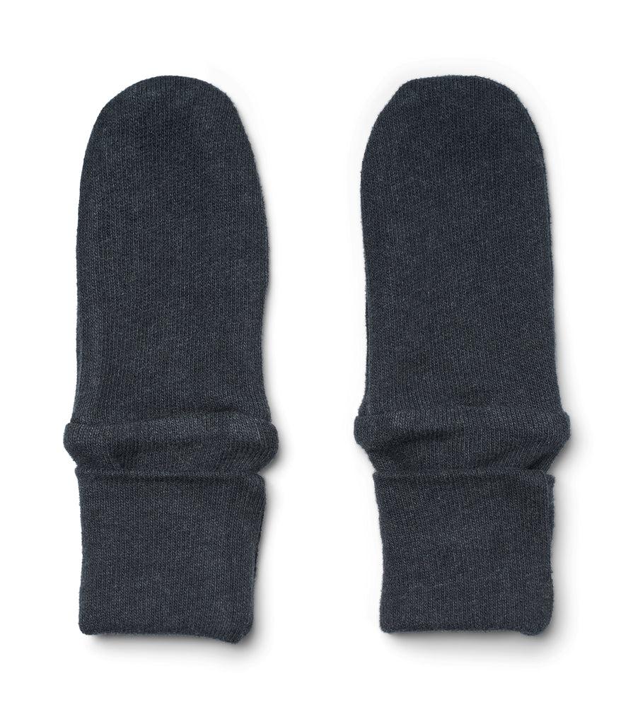 Liewood Baby-Fäustlinge mit Daumen – Marisol – Dark Grey Melange – Fäustlinge – MamaMilla