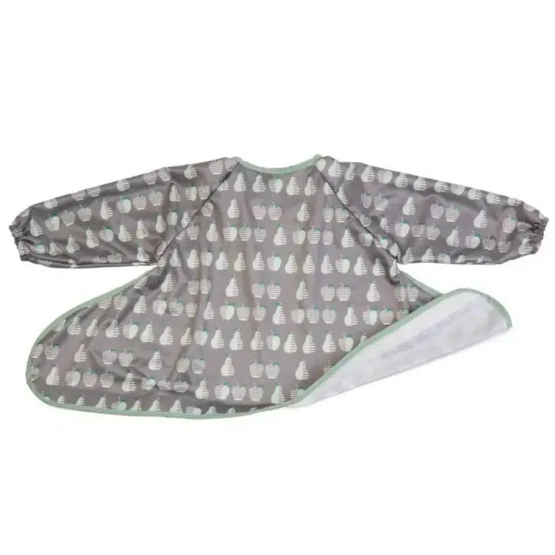 Tidy Tot Lätzchen, Tablett und Löffel – SET – Grau – Lätzchen mit Ärmeln – MamaMilla