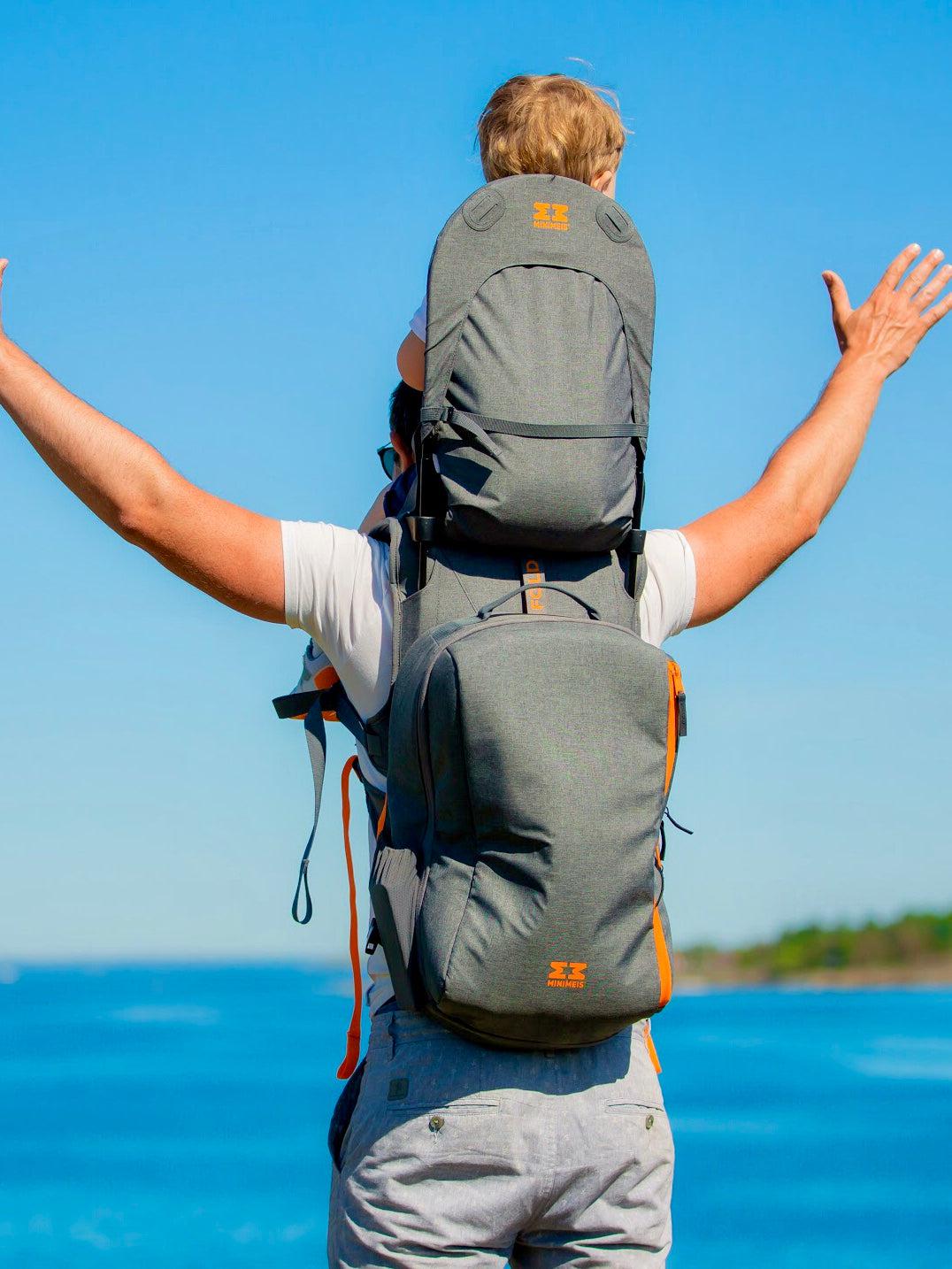 MiniMeis Rucksack für G4 – Grau – Wickeltasche – MamaMilla