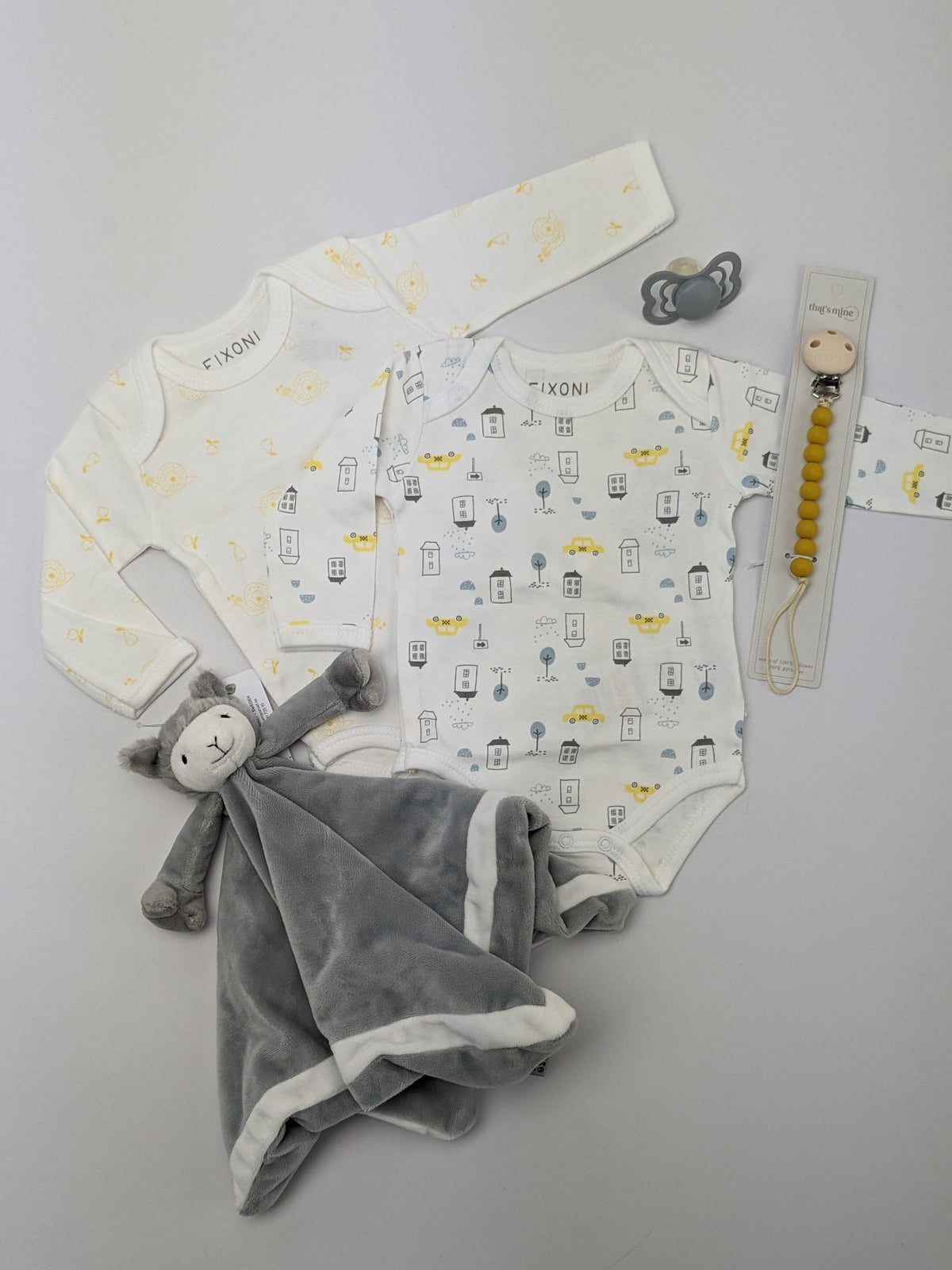 Fixoni-Body – New Nadja – Schnecke – Weiß – Kleidung – MamaMilla