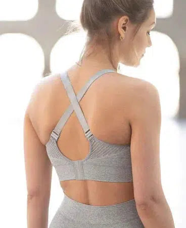 Cache Coeur Nahtloser Sport-Still-BH – Woma – Grau – Unterwäsche – MamaMilla