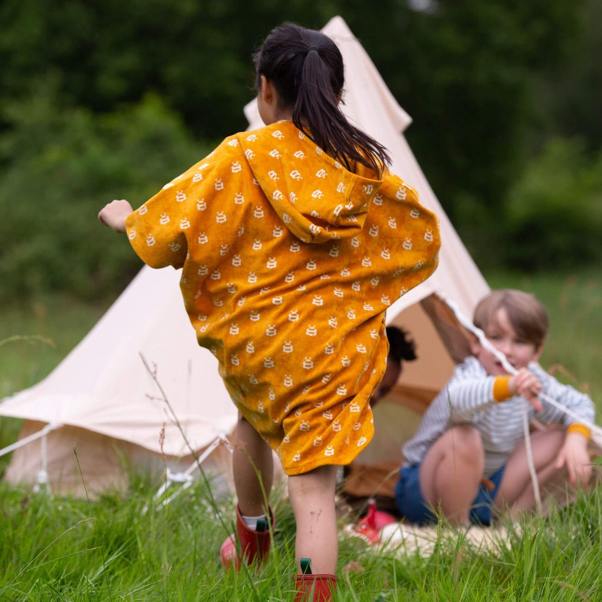 Little Green Radicals Badeponcho - Bier
