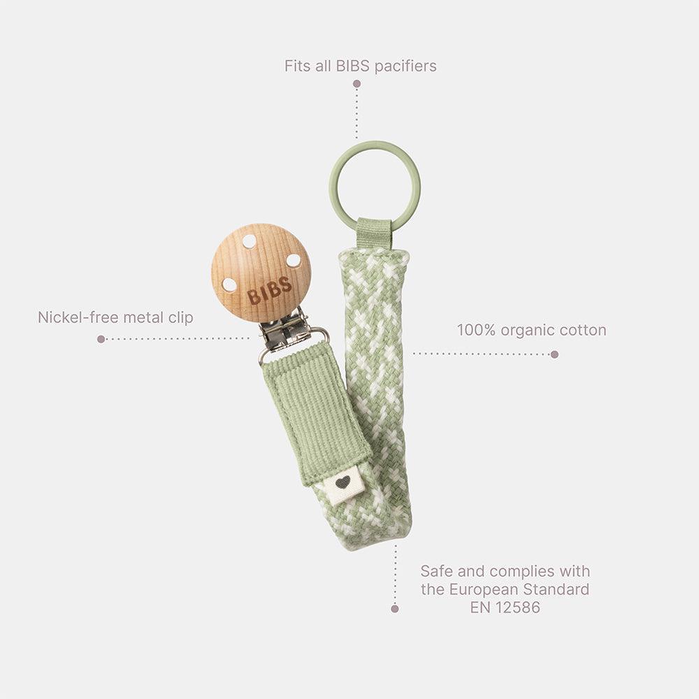 BIBS Schnullerschnur Blush/Elfenbein – MamaMilla