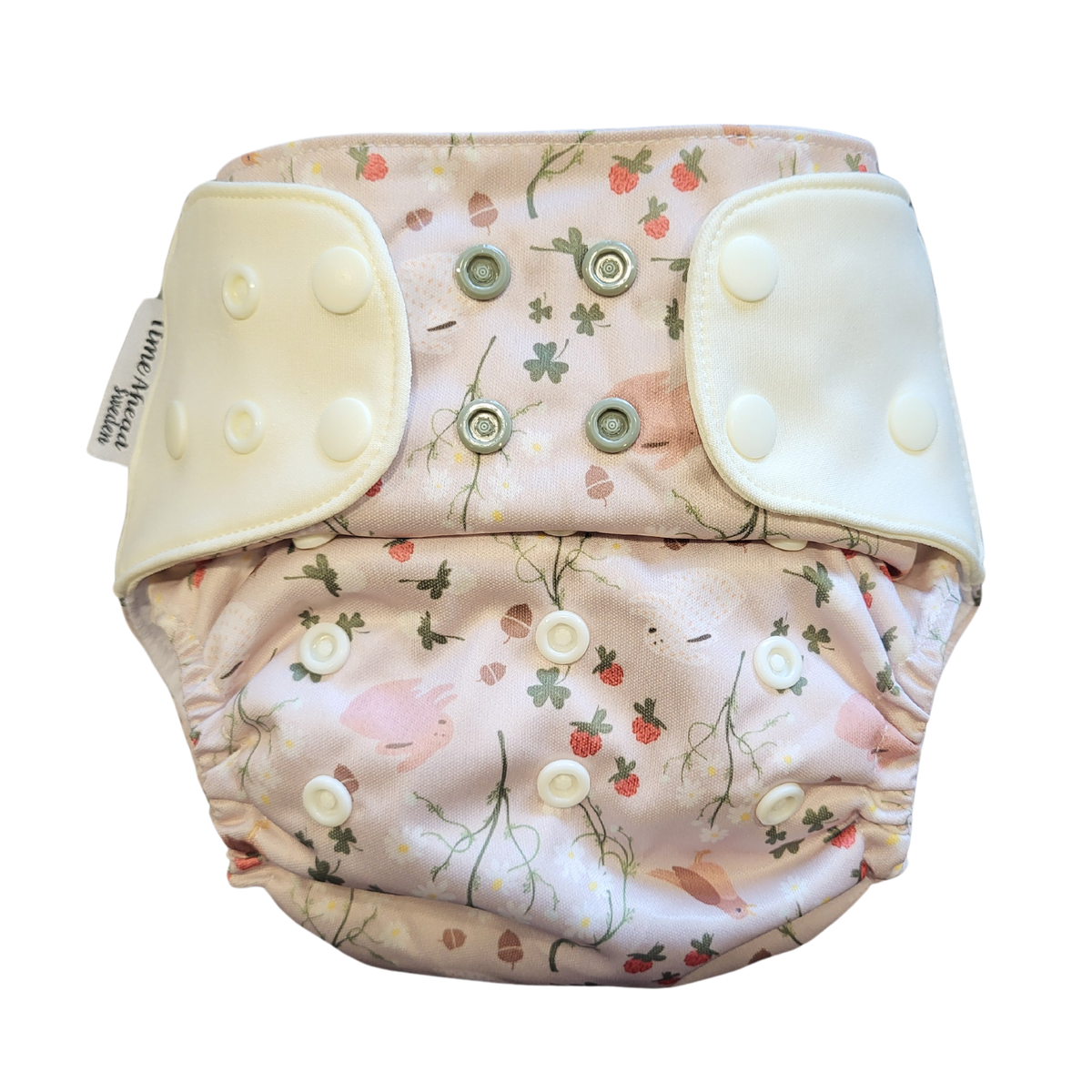 Der schwedische Wald | Taschenwindelstretch | 5-17kg: Hopfenblüten beige / Ohne Einlagen - - MamaMilla