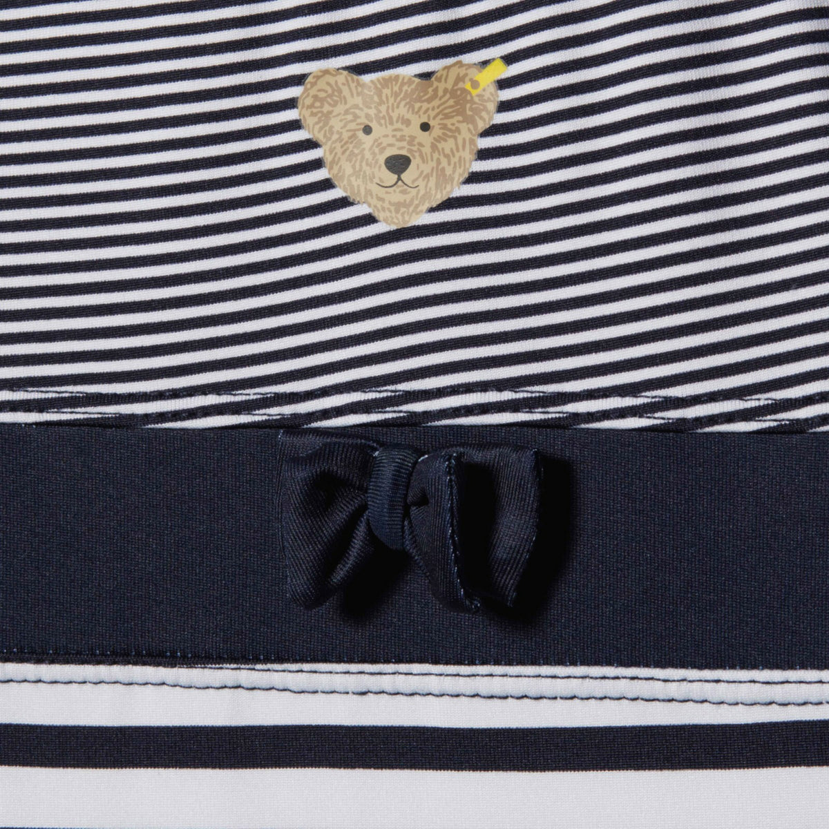 Steiff badedragt navy striber - bagside