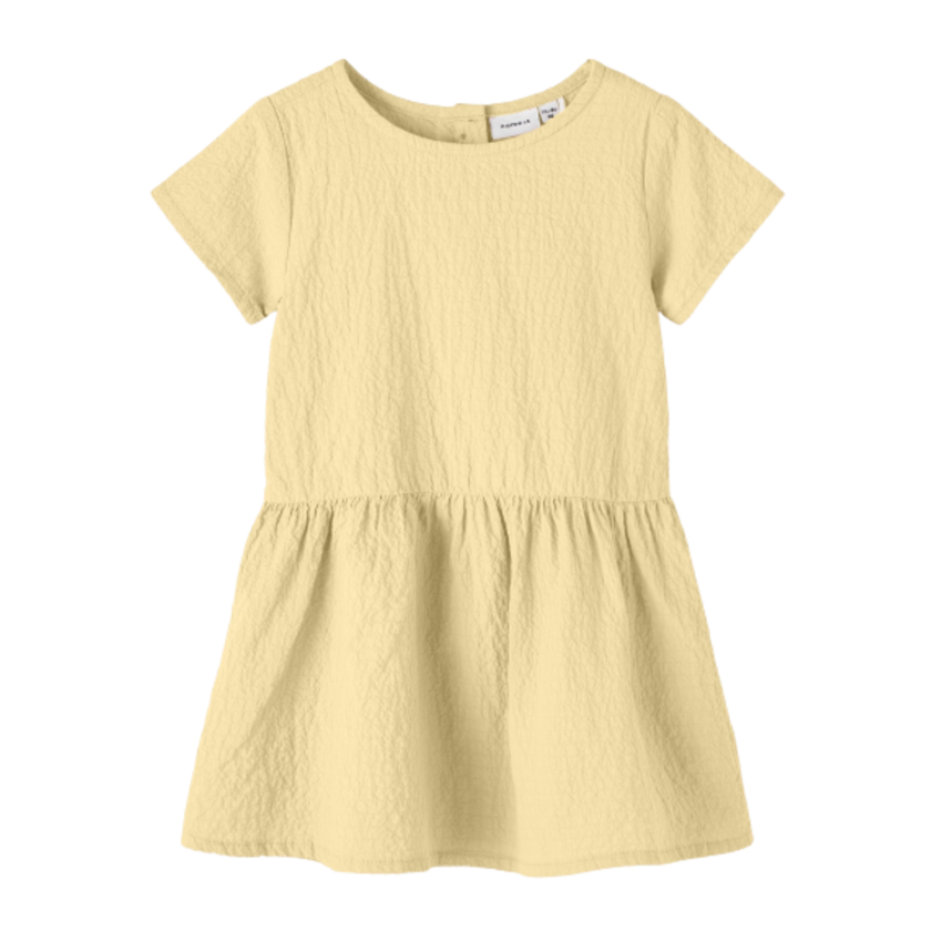 Name it Kleid mit kurzen Ärmeln Herandi – Double Cream – Kleid – MamaMilla