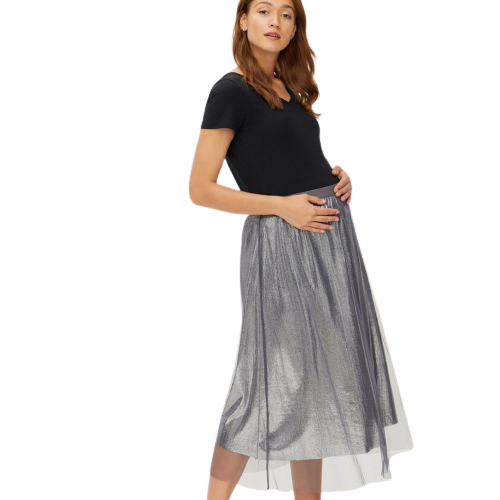 Mamalicious Glitzer-Umstandsrock – Umstandsmode – MamaMilla