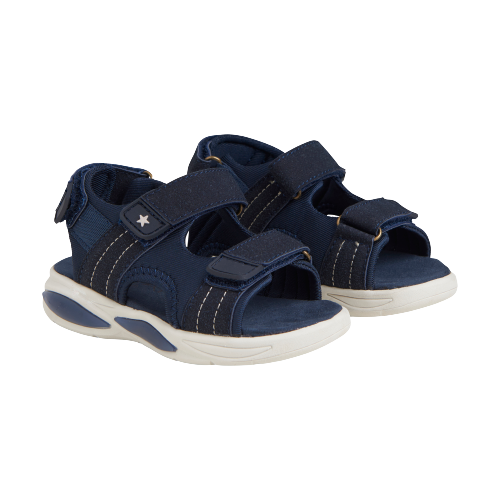 Fabelhafte, leichte Sandalen mit Klettverschluss und Licht – Tusche – Schuhe – MamaMilla