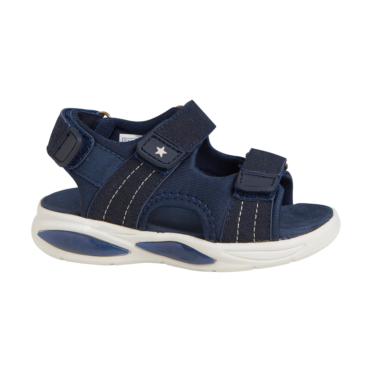 Fabelhafte, leichte Sandalen mit Klettverschluss und Licht – Tusche – Schuhe – MamaMilla
