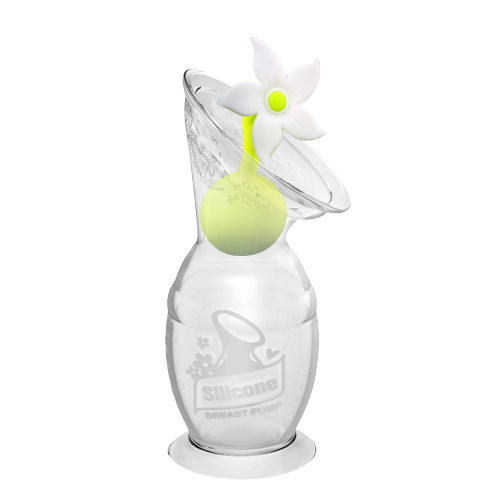 Haakaa Milchpumpe mit Blume – 150 ml – Milchpumpen-Vakuum – MamaMilla