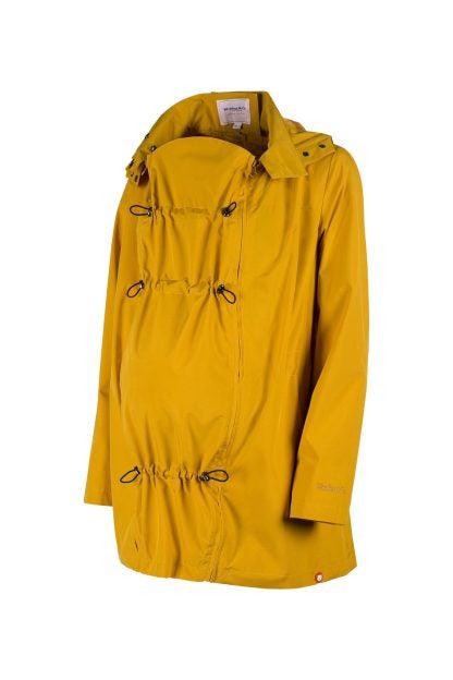 Wombat & Co. NUMBAT 4-in-1 Übergangsjacke für Schwangere/Tragejacke – Senf – Tragejacke – MamaMilla