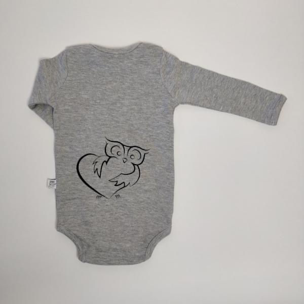 MamaMilla Body mit langen Ärmeln – Grau – Body – MamaMilla