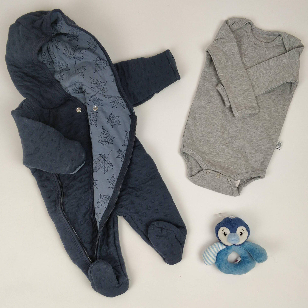 MamaMilla Body mit langen Ärmeln – Grau – Body – MamaMilla