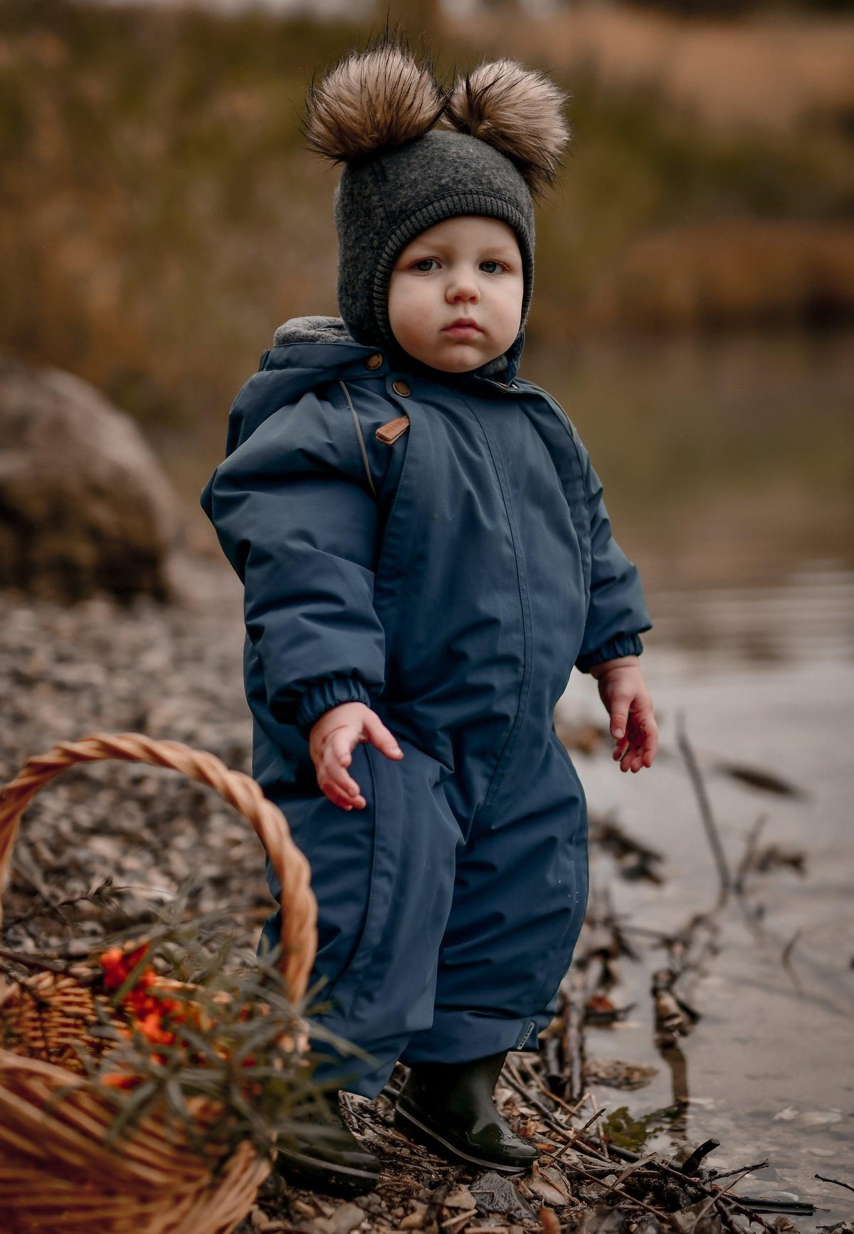 Overall der Mikk-Linie mit 2 Reißverschlüssen – Blue Nights – Overall – MamaMilla
