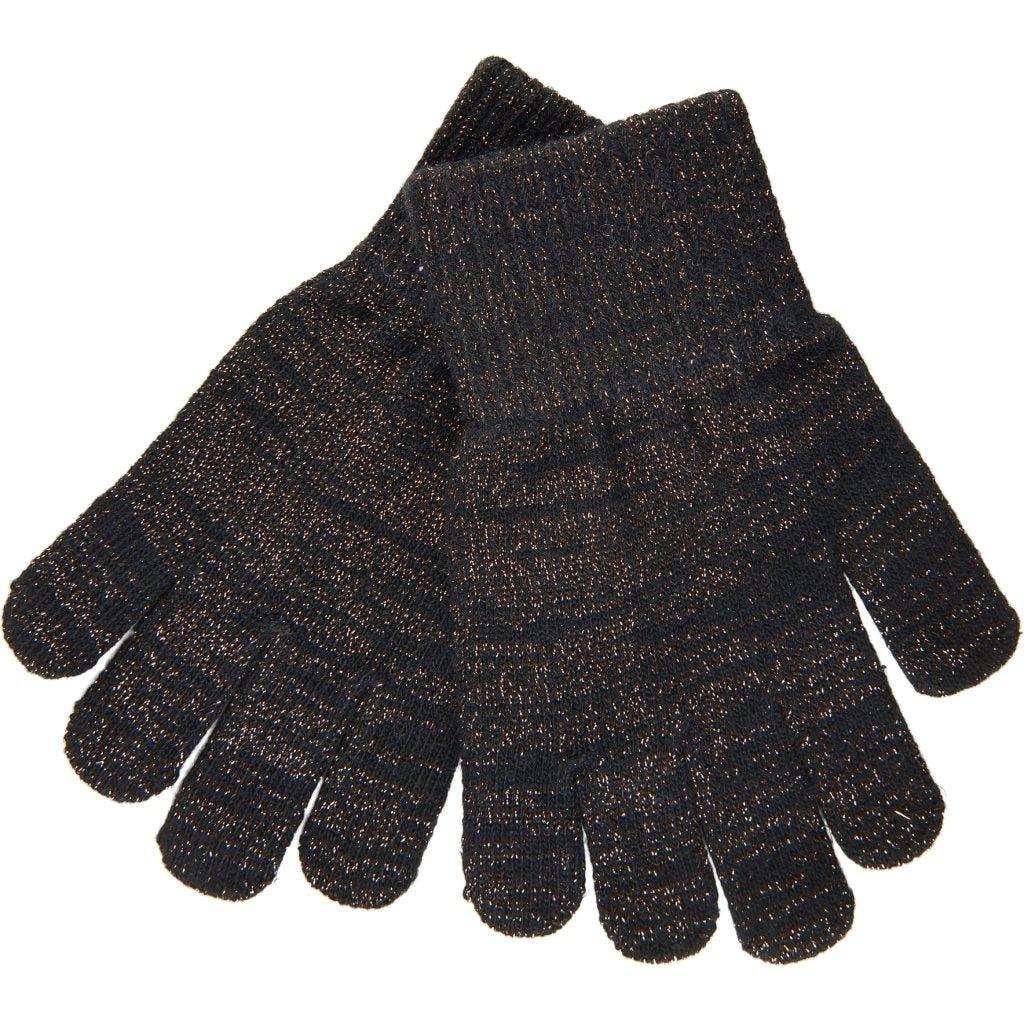 Mikk-line magische Strickfäustlinge – 3er-Pack – Schwarz – Glitzer – Fäustlinge – MamaMilla