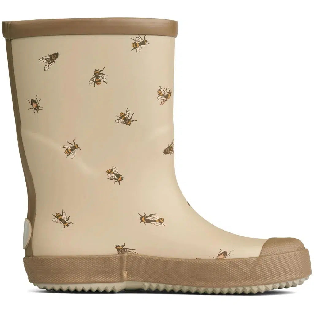 Weizenbedruckte Muddy-Gummistiefel - Gravel Bumblebee - Gummistiefel - MamaMilla