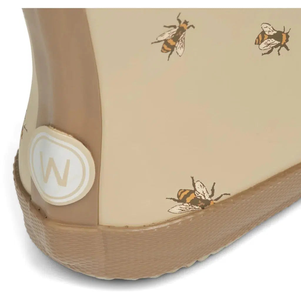 Weizenbedruckte Muddy-Gummistiefel - Gravel Bumblebee - Gummistiefel - MamaMilla