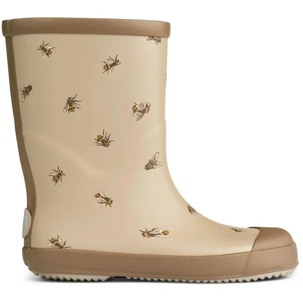 Weizenbedruckte Muddy-Gummistiefel - Gravel Bumblebee - Gummistiefel - MamaMilla