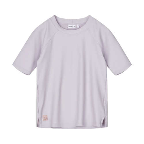 Liewood UV-Trikot – Noah Shortsleeve Swim – Misty Lilac – Bademode – MamaMilla