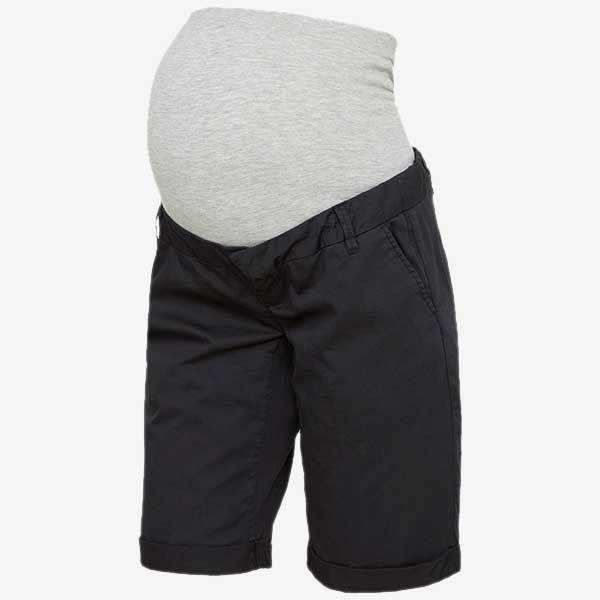 Mamalicious vente Bermudashorts – Schwarz – Umstandsmode – MamaMilla