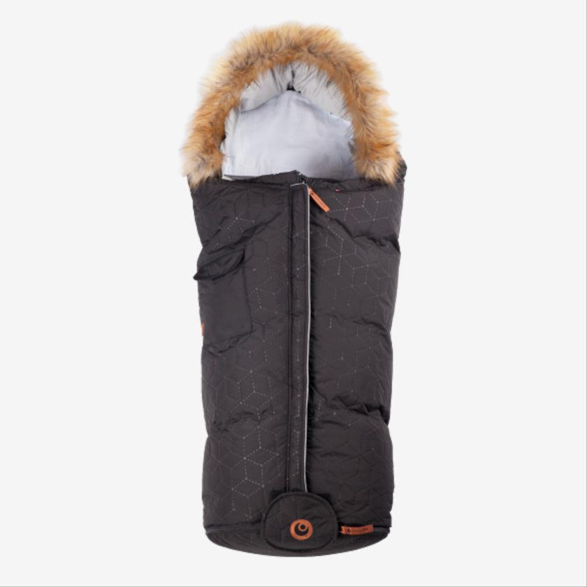 EasyGrow Reisetasche/Schlafsack – Exklusiv – Anthrazit Schwarz – Reisetasche – MamaMilla