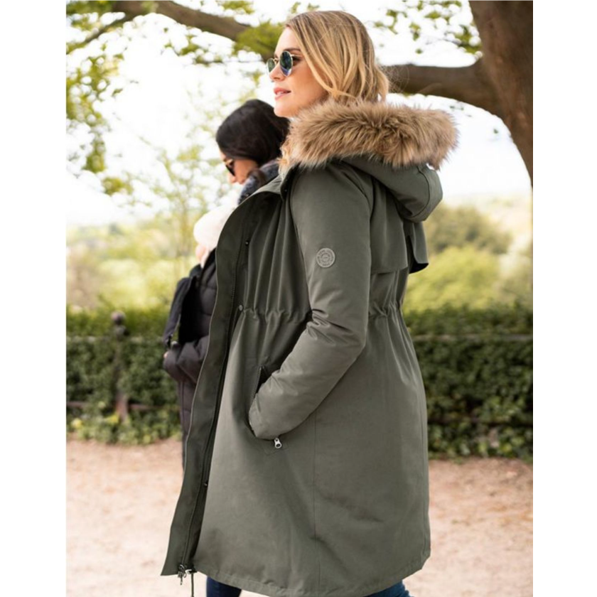 Seraphine Warte- und Tragejacke 3-in-1 – Valetta – Khaki – Tragejacke – MamaMilla
