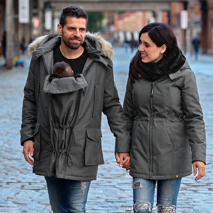 Wombat &amp; Co. Trägerjacke für Herren – Grau – Trägerjacke – MamaMilla