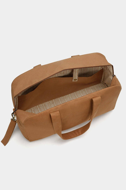 Hindbag Pusletaske - Økologisk Bomuld - Brun