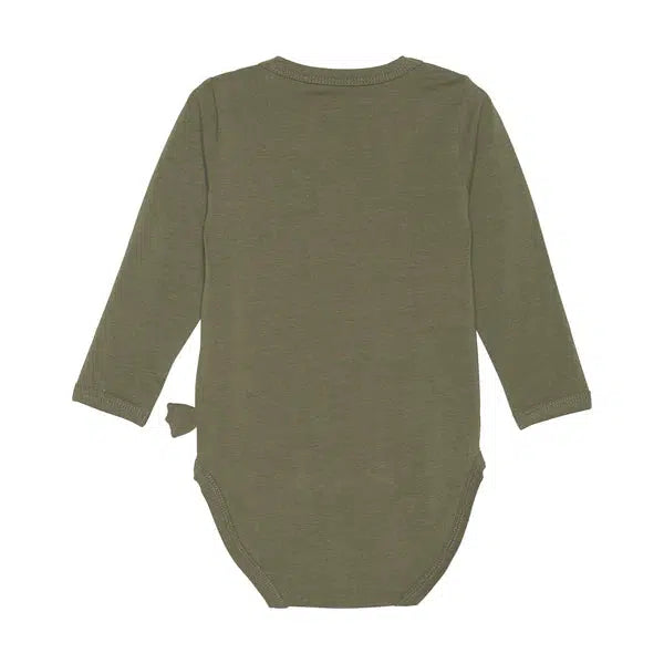 Minymo Body – Löwe – Tiefes Flechtengrün – Body – MamaMilla
