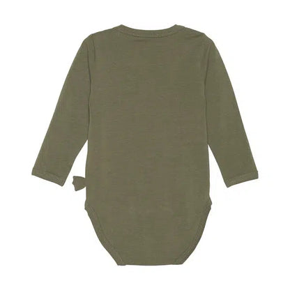 Minymo Body – Löwe – Tiefes Flechtengrün – Body – MamaMilla