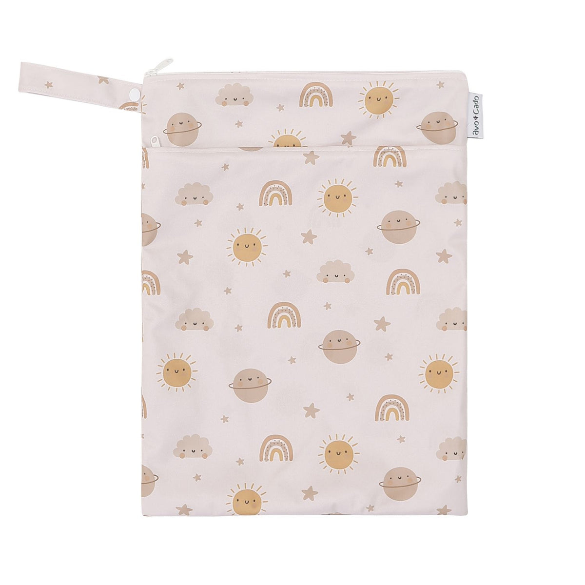 avo+cado Wetbag Medium mit zwei Fächern – Rainbow – Wetbag medium – MamaMilla