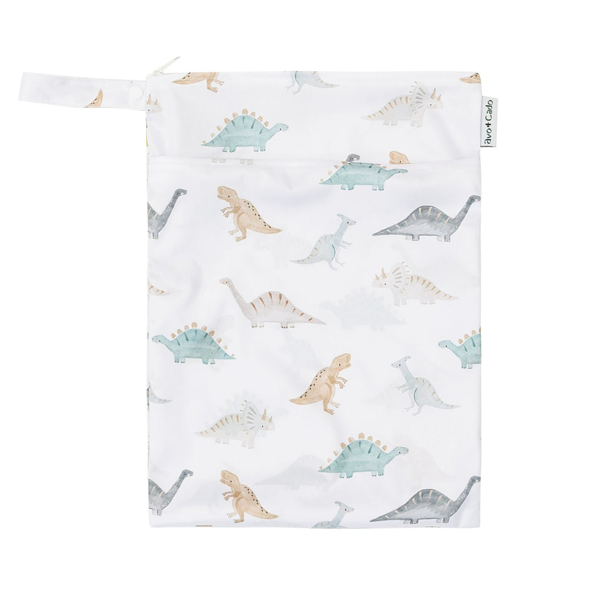 avo+cado Wetbag Medium mit zwei Fächern – Dino – Wetbag medium – MamaMilla