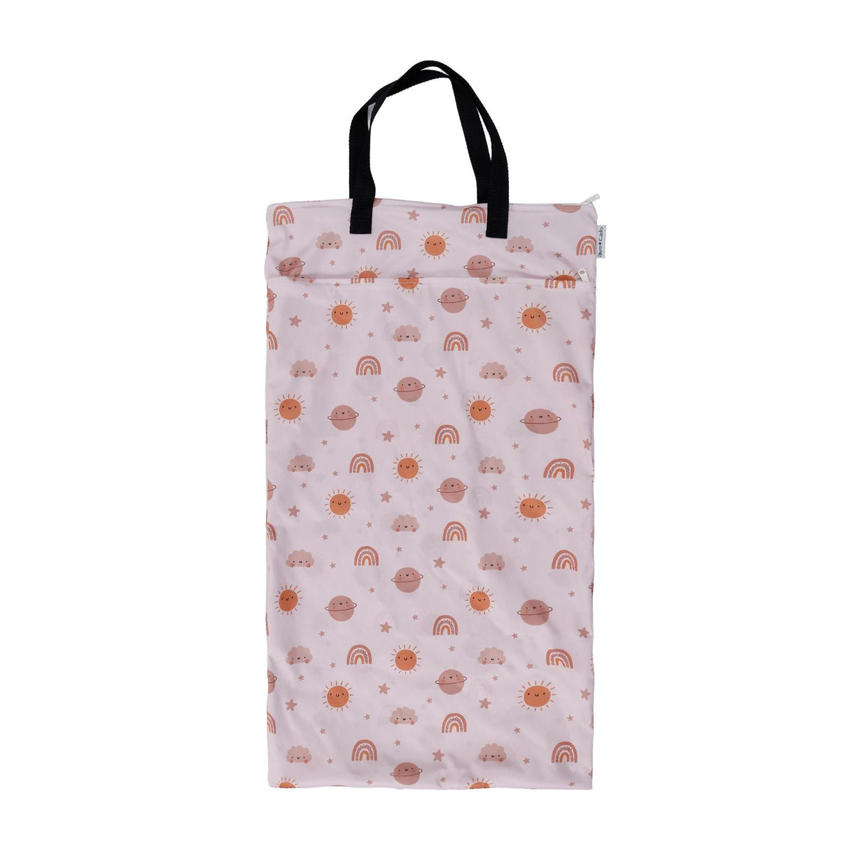 avo+cado Wetbag Large mit zwei Fächern und Hank – Rainbow – Wetbag groß – MamaMilla