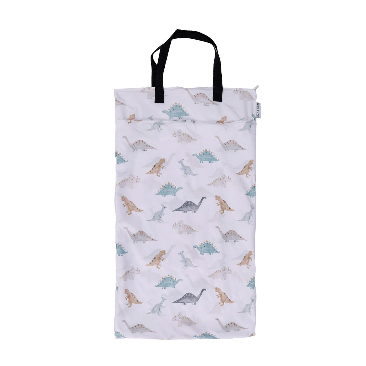 avo+cado Wetbag Large mit zwei Fächern und Hank – Dino – Wetbag groß – MamaMilla