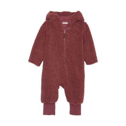 Minymo Fahranzug aus Fleece – Roan Rouge – Fahranzug – MamaMilla
