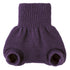 Wollwindelüberhose aus Merinowolle – Aubergine – Disana Bio-Babykleidung