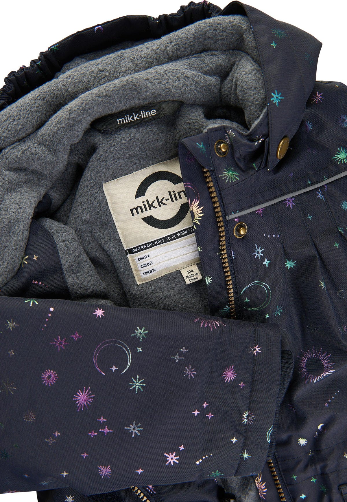 Mikk-line Winterjacke mit Glitzer – Dark Navy – Jacke – MamaMilla