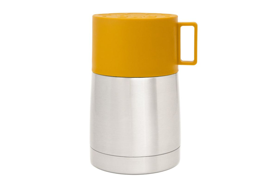 Flafre Thermobehälter – Gelb – Lunchbox mit Thermoskanne – MamaMilla