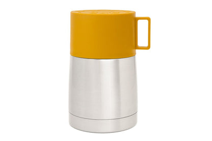 Flafre Thermobehälter – Gelb – Lunchbox mit Thermoskanne – MamaMilla