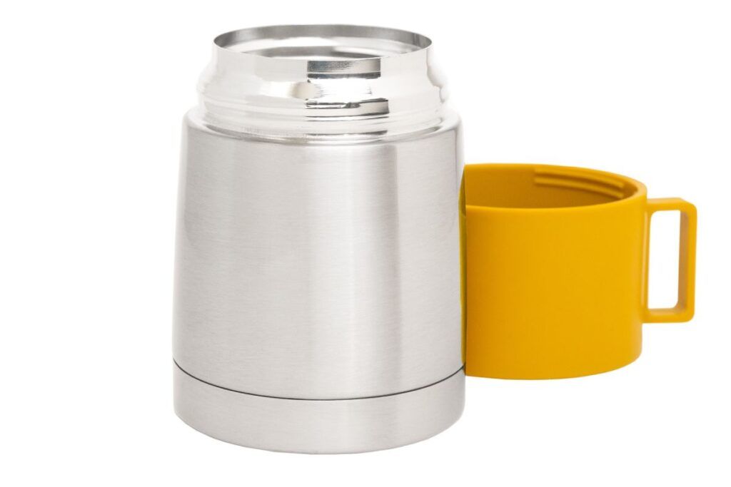 Flafre Thermobehälter – Gelb – Lunchbox mit Thermoskanne – MamaMilla