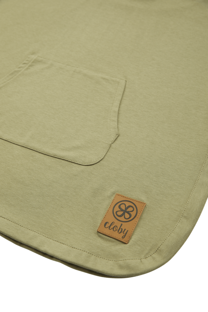 Cloby UV-Poncho – Olivgrün 1–3 Jahre – – MamaMilla